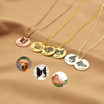 Custom Pet Photo Necklace