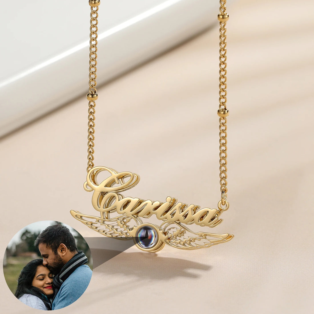 Angel Photo Necklace