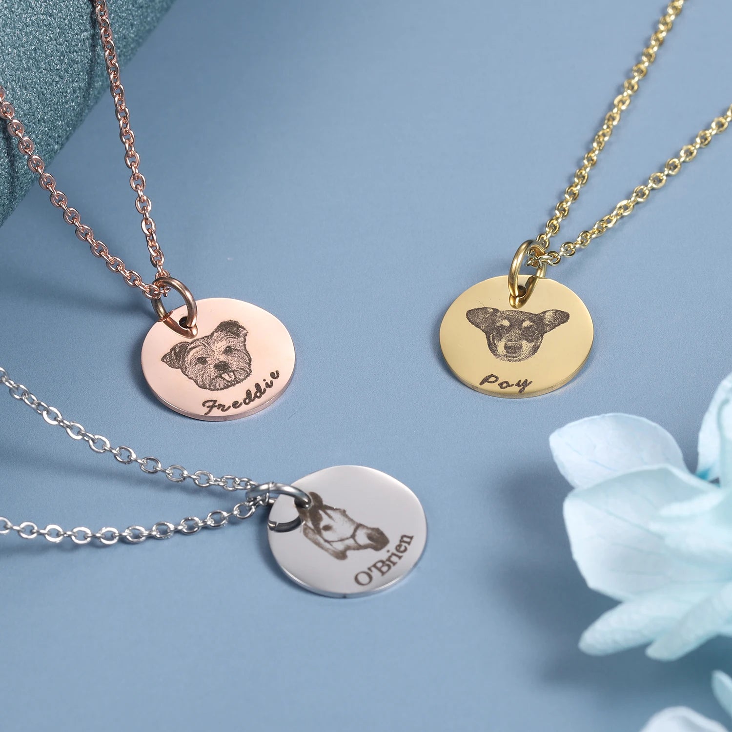 Custom Pet Photo Necklace