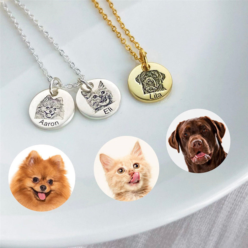 Custom Pet Photo Necklace